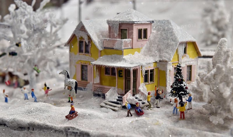 The Pipi Longstocking House in Miniatur Wunderland Hamburg, Germany, Europe