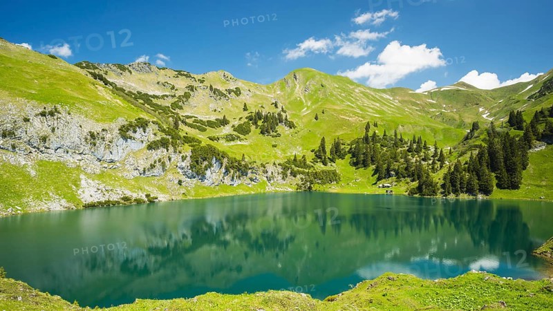 Seealpsee, Allgäu Alps, Allgäu, Bavaria, Germany, Europe