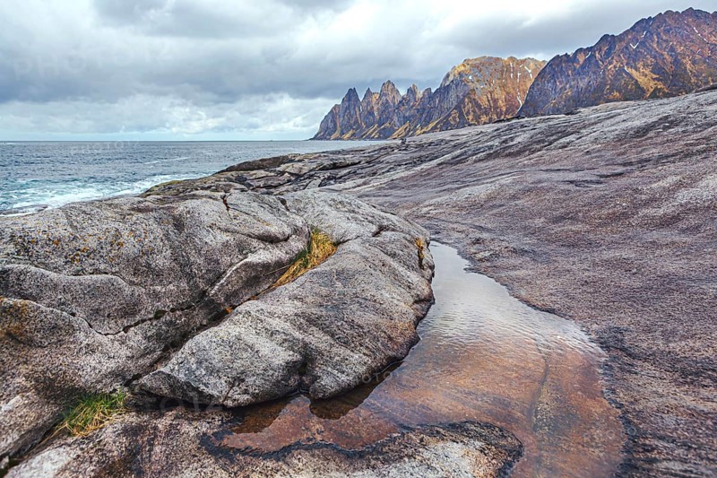 Tungeneset picnic on the island of Senja in Norway