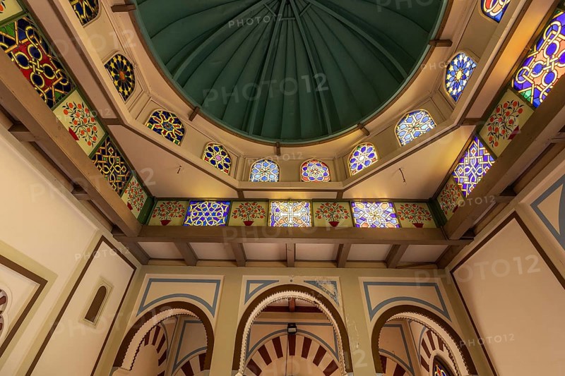 Arab House, Casa Araba, interior view, Scherrer Park, Parco Scherrer, Morcote, Lake Lugano, Lago di Lugano, Canton Ticino, Switzerland, Europe