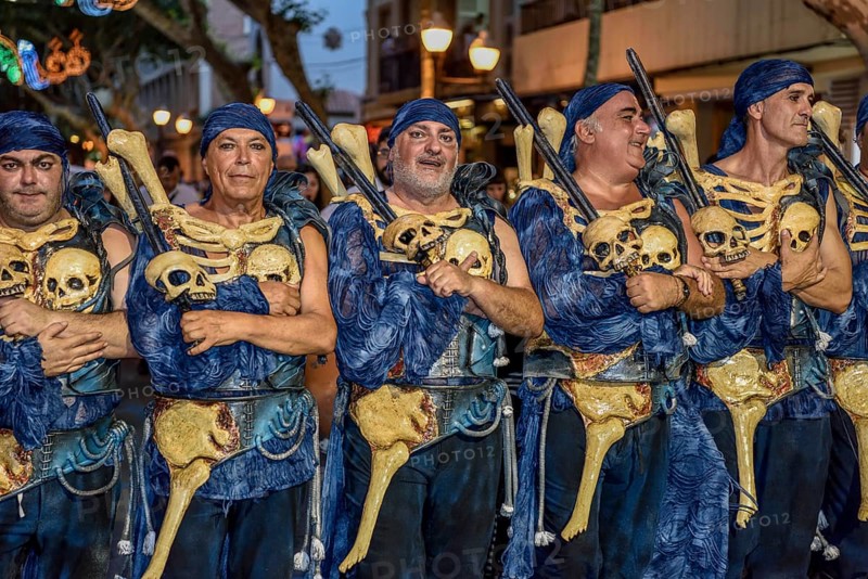 Parade, Moros y Cristianos, Moors and Christians, Dénia, Province of Valencia, Costa Blanca, Spain, Europe
