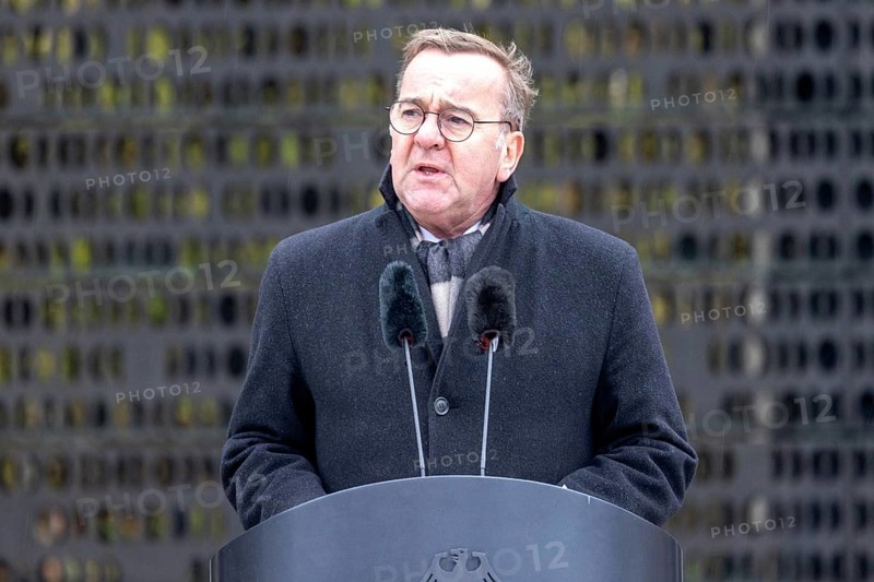 Berlin, Germany, 17.11.2024: Federal Minister of Defence Boris Pistorius gives a speech in front of laying a wreath in memory of members of the Bundeswehr who have fallen and died in the line of duty at the Bundeswehr Memorial on Remembrance Day at the Federal Ministry of Defence, Europe