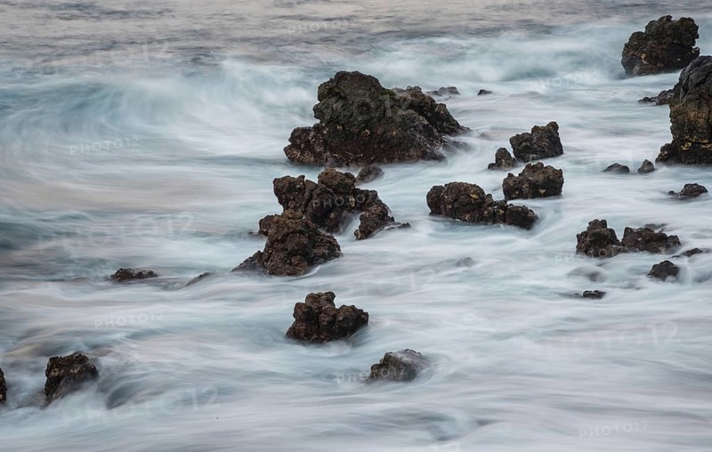Lava beach, Playa de San Juan, Tenerife, Canary Islands, Spain, Europe