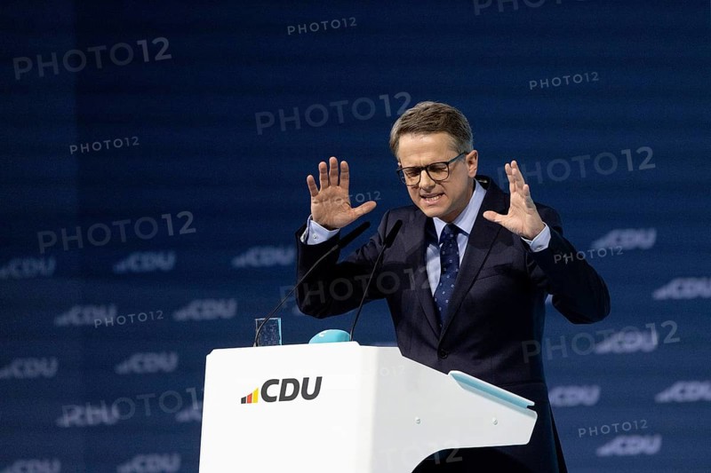 Carsten Linnemann (CDU General Secretary) at the 37th Federal Party Conference of the CDU in the CityCube Berlin on 3 February 2025. The Christian Democratic Union of Germany has set itself the goal of adopting an immediate programme at the party conference, which is to be implemented immediately after the formation of a government
