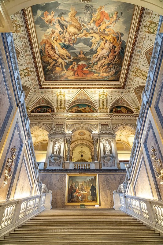 Staircase, Natural History Museum Vienna, Austria, Europe