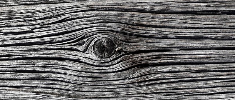 Old weathered wooden plank with knothole on a wooden wall, Upper Austria, Austria, Europe