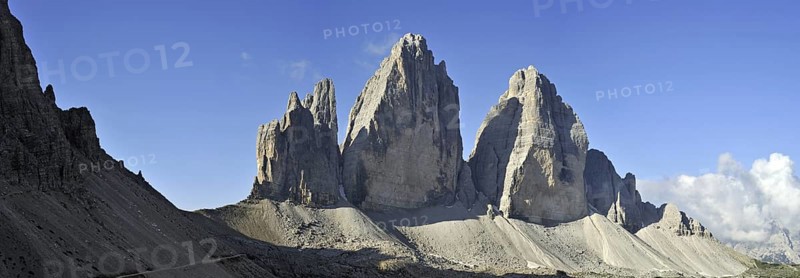 Tre Cime di Lavaredo, Drei Zinnen, Dolomites, Italy, Europe