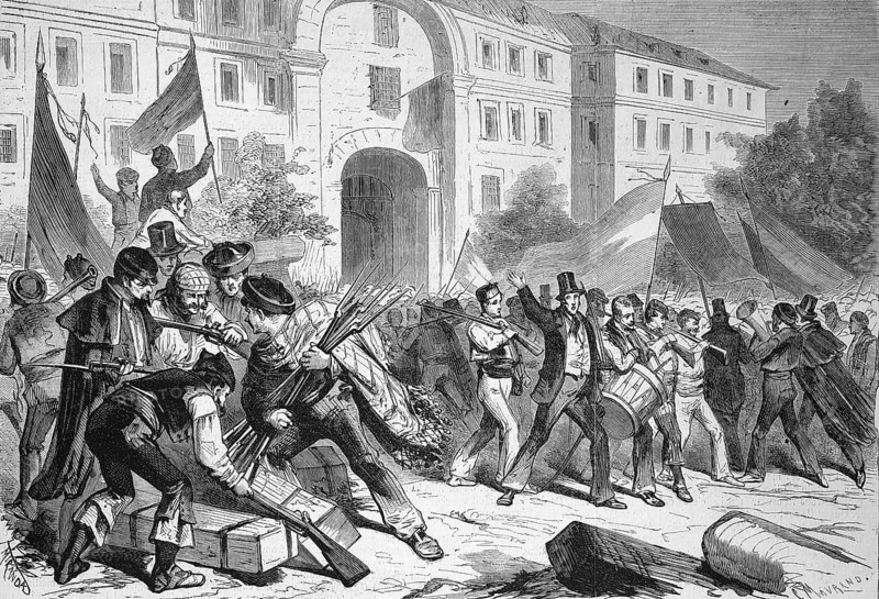 Armament of the National Guard of Madrid, 1869, Spain, Historic, digitally restored reproduction of a 19th century original, exact original date unknown, Europe