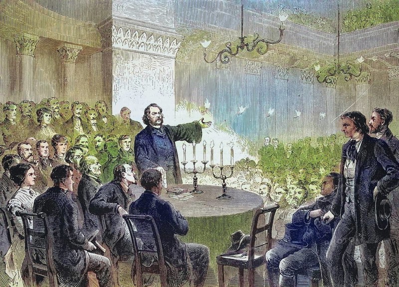 Johannes Ronge (16 October 1813) (26 October 1887) was a German Catholic priest who criticised the cult of relics in the Roman Catholic Church, speaking at a conference in Vienna, 1869, Austria, Historic, digitally restored reproduction of an original 19th century original, exact original date not known, Europe
