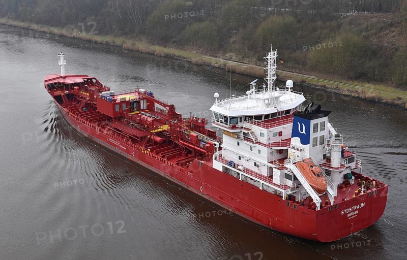 Tanker Sydstraum in the Kiel Canal, Kiel Canal, Kiel Canal, Schleswig-Holstein, Germany, Europe