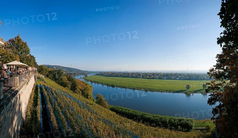 View of the Elbe valley