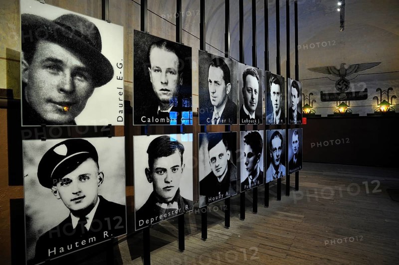 Pictures of political prisoners at Fort Breendonk, Belgium, Europe