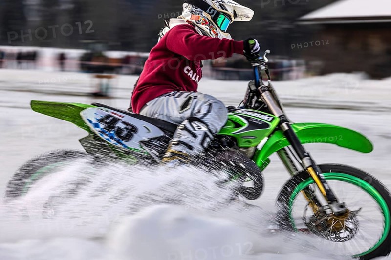 Skijoring, motorbike, snow, competition, motorsport, lenggries, Bavaria, Germany, Europe