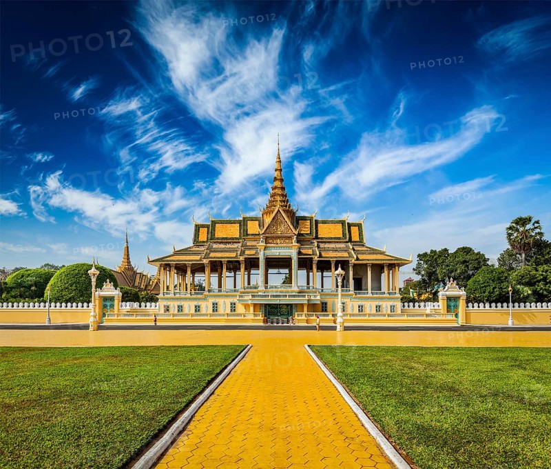 Royal Palace complex, Phnom Penh, Cambodia, Asia