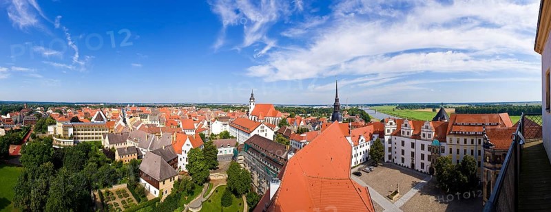 Torgau View from Hartenfels Castle