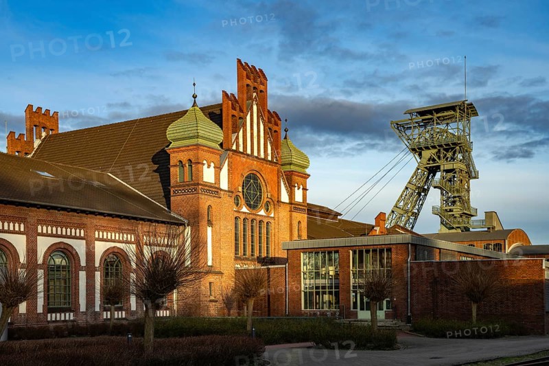 The disused coal mine and museum Zeche Zollern in Dortmund, part of the Route of Industrial Heritage in the Ruhr region, North Rhine-Westphalia, Germany, Europe