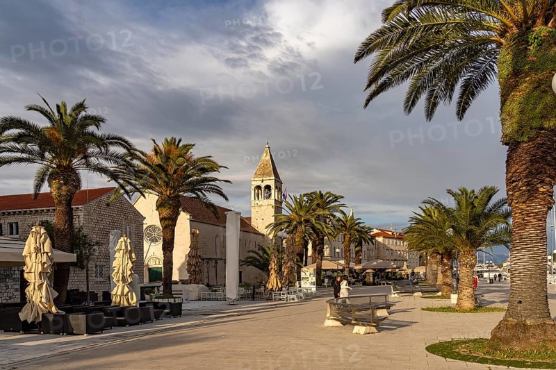 Church & Monastery of St Dominic on the Riva Promenade in Trogir, Croatia, Europe