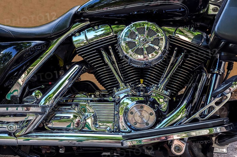Motorbike, Harley Davidson engine, Provence, France, Europe