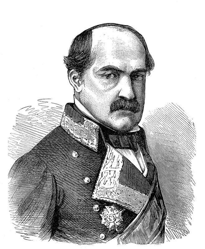 Don Manuel Gutierrez de la Concha, Marquis del Duero (25 April 1808 in Cordova del Tucuman) (28 June 1874) was a Spanish general, Historical, digitally restored reproduction of a 19th century original, exact original date unknown