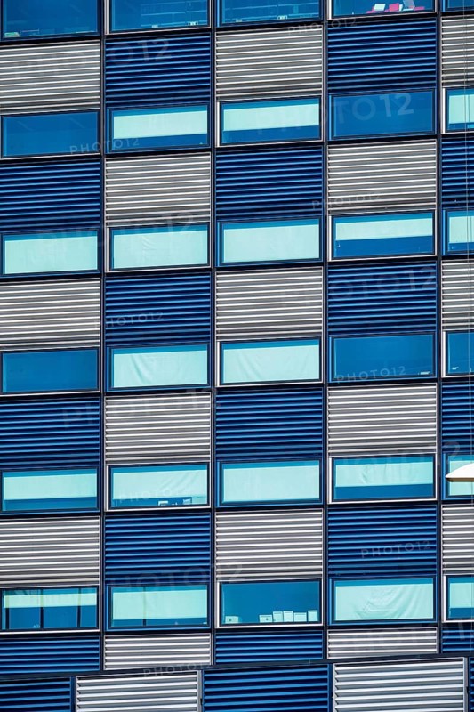Rotterdam, Netherlands, May 14, 2017: Mainport Rotterdam Institute building known for original design facade close up