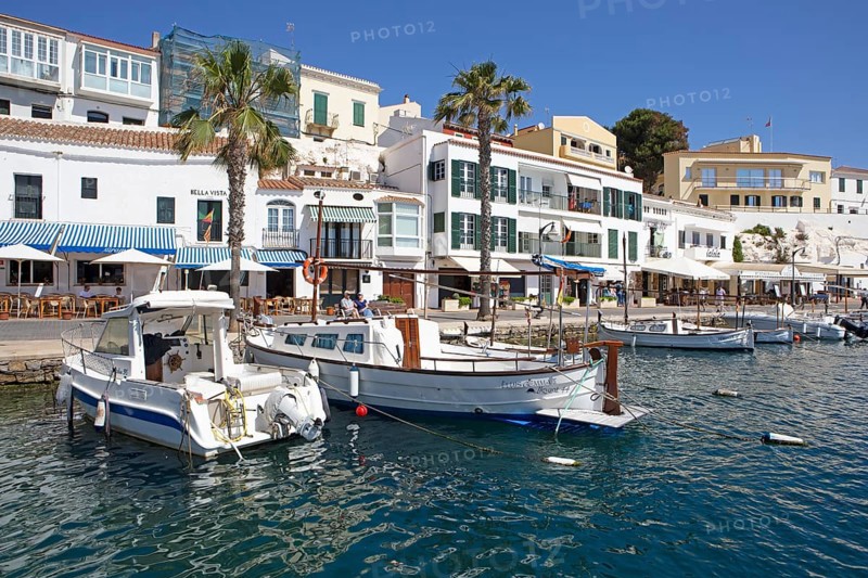 Calesfonts fishing port, Es Castell, Mao, Mahon, Menorca, Spain, Europe