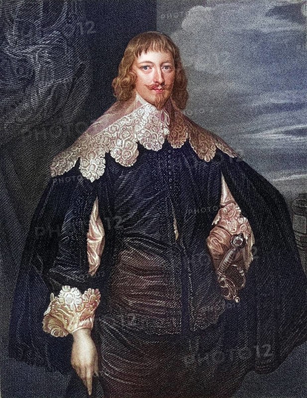 William Cavendish, 1st Duke of Newcastle, 1592-1675, English royalist general. From the book Lodges British Portraits, published in 1823, Historical, digitally restored reproduction from a 19th century original, Record date not stated