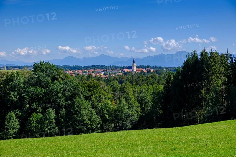 Pilgrimage Church of St. Mary's Assumption in Tuntenhausen, Upper Bavaria, Bavaria, Germany, Europe