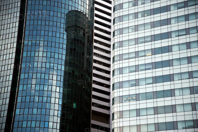 Modern banking tower in asia