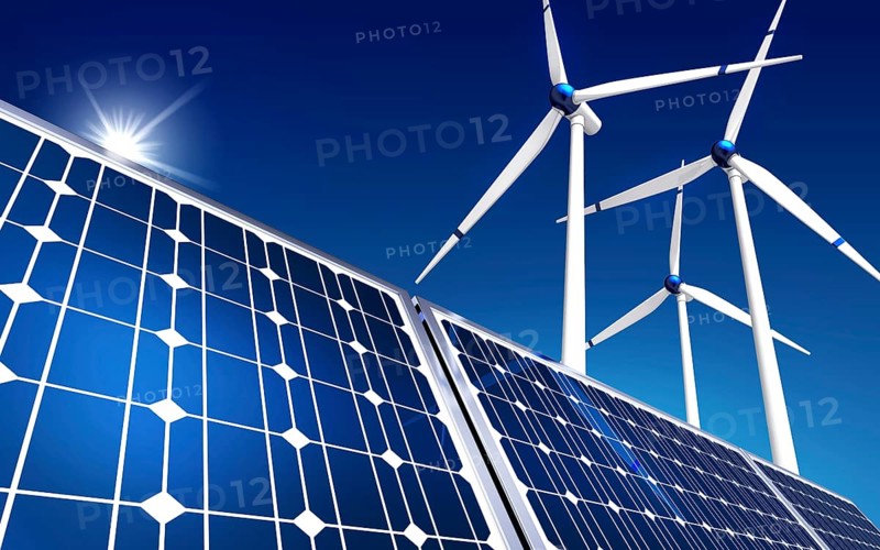 High resolution rendering of a green energy concept