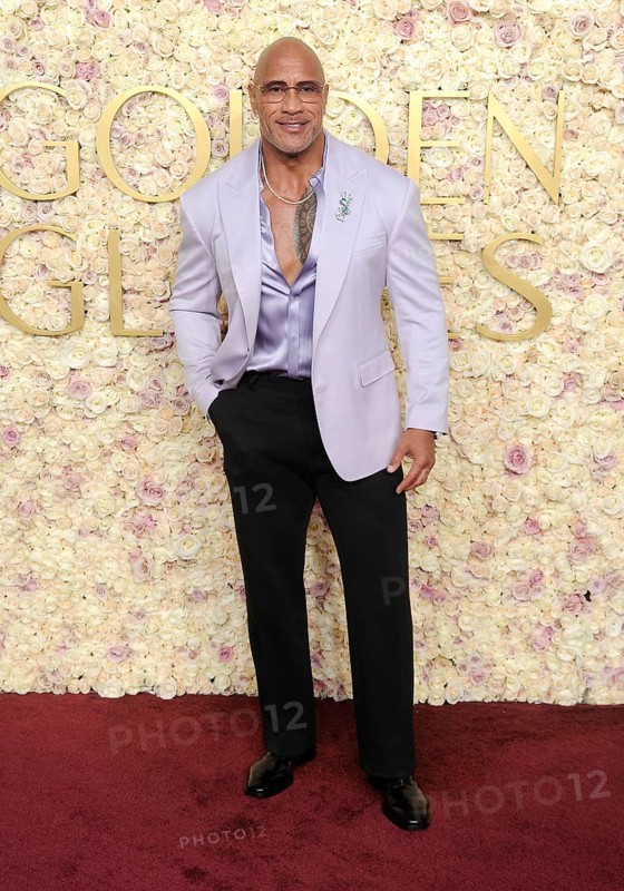 Dwayne Johnson at the 82nd Annual Golden Globe Awards held at the Beverly Hilton Hotel in Beverly Hills, USA on January 5, 2025. Beverly Hills, California, USA, North America