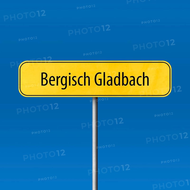 Bergisch Gladbach, town entrance sign, town sign