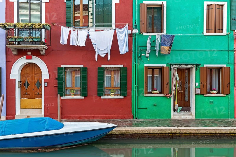 House in Burano, Venice after flooding