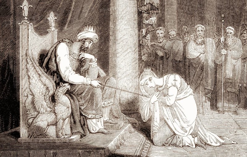 Esther before Ahasuerus, Book of Esther, Old Testament, Hebrew Tanakh