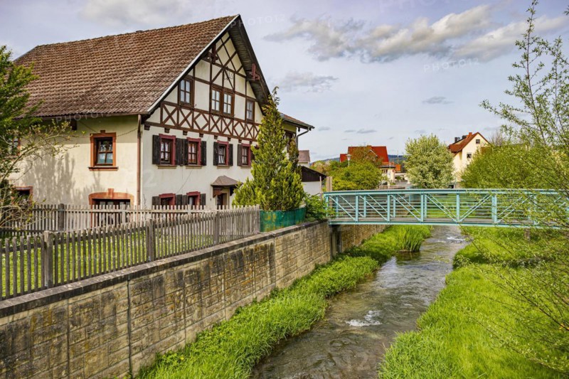 Lauterbach in Bad Staffelstein, Bavaria, Germany, Europe