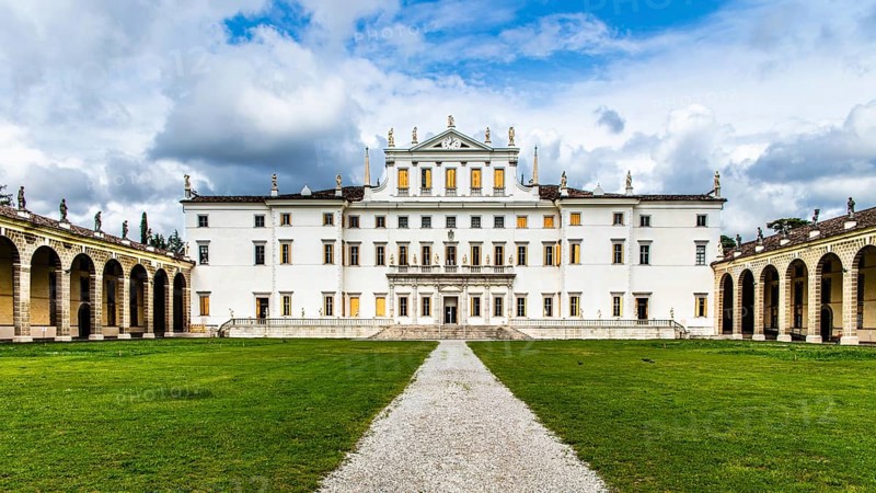 Villa Manin from the 17th century, residence of Ludovico Manin, the last Doge of Venice, Codroipo, Friuli, Italy, Codroipo, Friuli, Italy, Europe