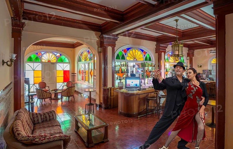 Tango in Bar on Cuba Composing
