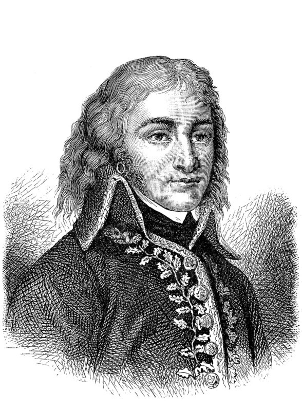 Louis-Lazare Hoche, 25 June 1768, 19 September 1797, a French general de division of the revolutionary period, Historical, digital reproduction of an original from the 19th century