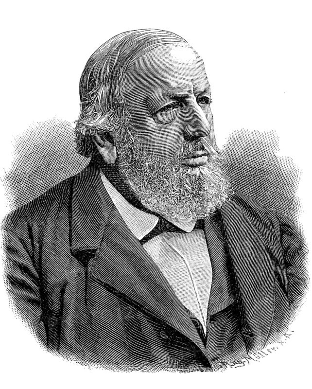Ferdinand Hiller, from 1875 von Hiller, 24 October 1811, 11 May 1885, a German composer, conductor and music pedagogue, Historical, digital reproduction of an original from the 19th century