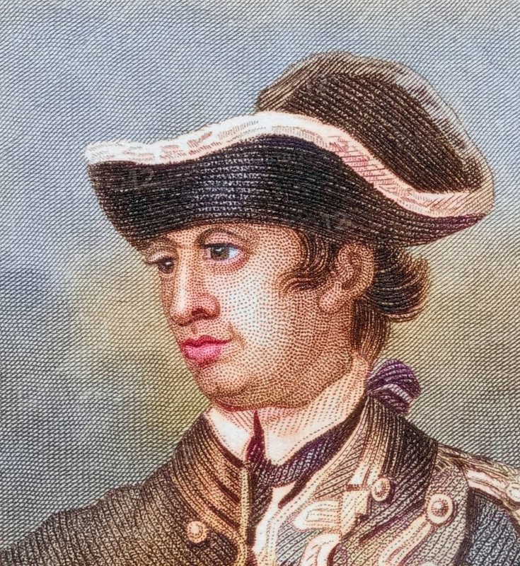 William Howe, 5th Viscount Howe, 1729 to 1814, British general, commander-in-chief of the British forces during the American War of Independence, digitally restored reproduction from a 19th century original, record date not stated
