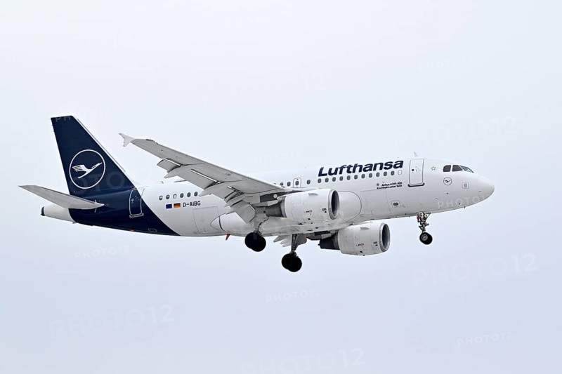 Aircraft Lufthansa, Airbus A319-100, D-AIBG