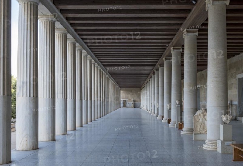 Stoa of Attalos, Ancient Agora of Athens, Greece, Europe