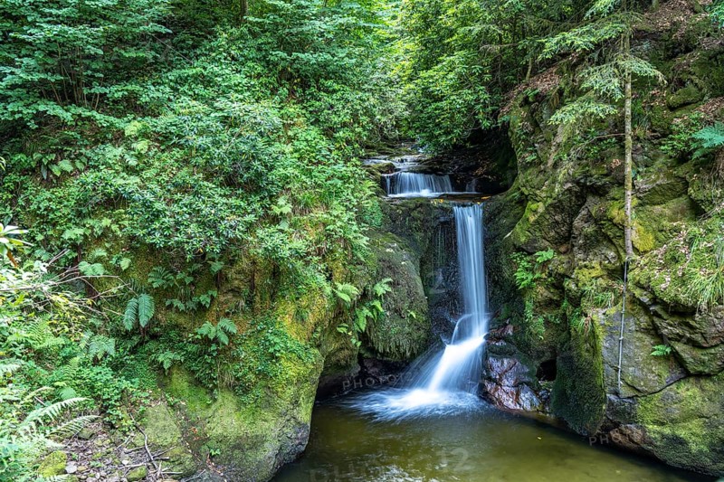 The Geroldsau Waterfall, Geroldsau, Baden-Baden, Baden-Württemberg, Germany, Europe