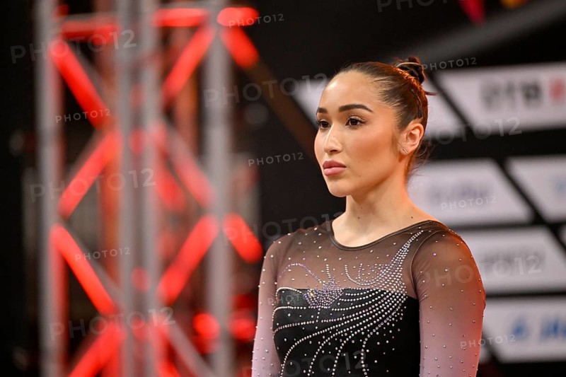 Rose Woo CAN Portrait, Gymnastics, EnBW DTB-Pokal, Porsche-Arena, Stuttgart, Baden-Württemberg, Germany, Europe