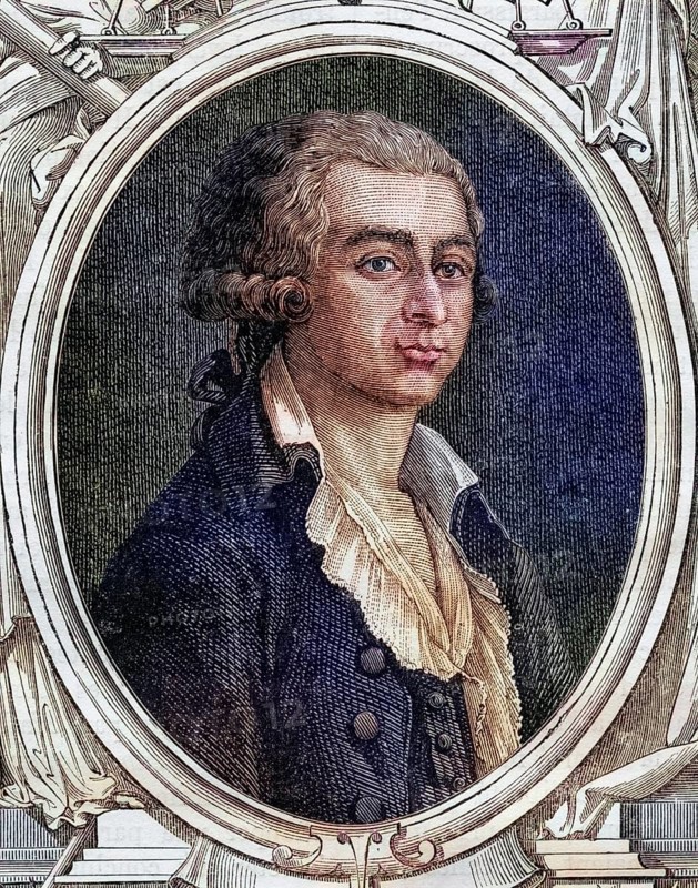 Antoine-Joseph Gorsas (born 24 March 1752 in Limoges died 7 October 1793 in Paris) was a French politician during the French Revolution, Historical, digitally restored reproduction from a 19th century original, Record date not stated