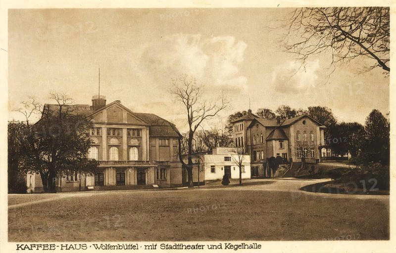 Historical postcard, picture postcard, Wolfenbüttel, Lower Saxony, Germany, digitally enhanced reproduction of an original from around 1900, picture postcard, Europe