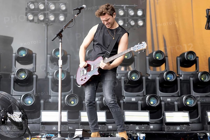 Adenau, Germany, 7 June 2024: Royal Blood (Mike Kerr, vocals, bass) play at Rock am Ring. The festival takes place at the Nürburgring race track near the town of Adenau from 7 - 9 June 2024, Europe