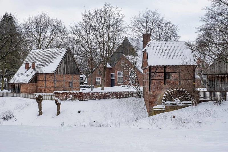 Farmhouse Museum, Hamaland Museum, local history museum, today kult Westmuensterland, Stadtpark, Vreden, Muensterland, North Rhine-Westphalia, Germany, Europe