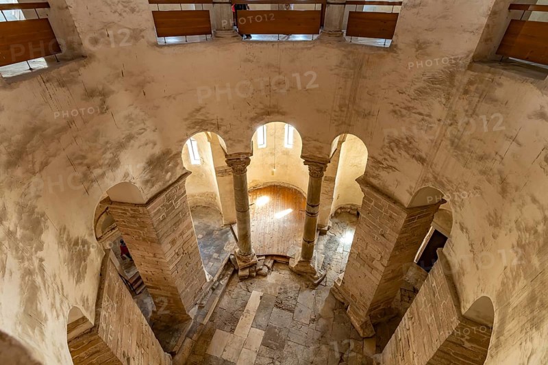 Interior of the Church of St Donatus in Zadar, Croatia, Europe