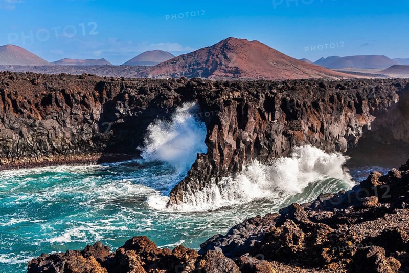 2016, Los Hervideros, Lanzarote, Los Hervideros, ESP, Spain, Canary Islands, Canary Islands, Atlantic Ocean, Lanzarote, biosphere reserve, volcano, volcanism, volcanic island, island, recording date, Europe