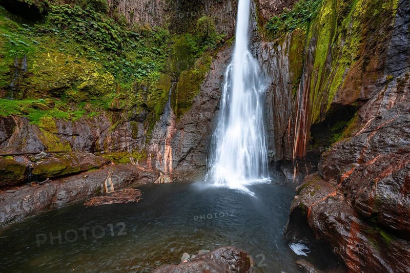 Catarata del Toro waterfall, long exposure, Alajuela province, Costa Rica, Central America